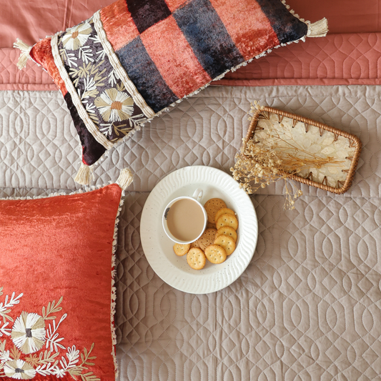 Mocha Cotton Bedspread