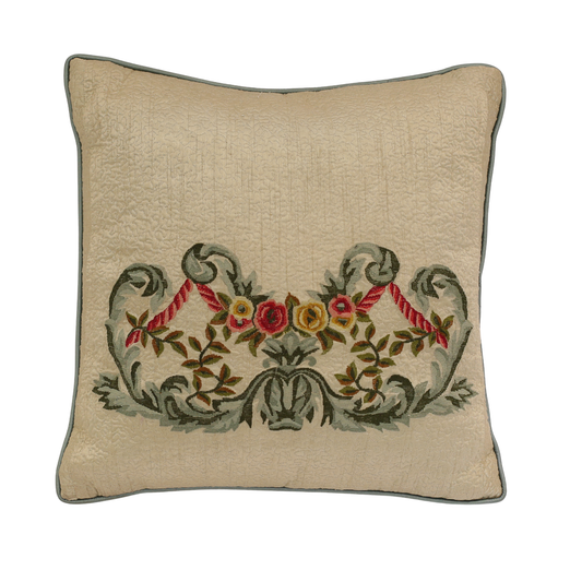 Gulmohar Ivory Cushion