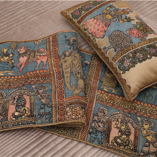 Kalamkari Doli Bedding Set