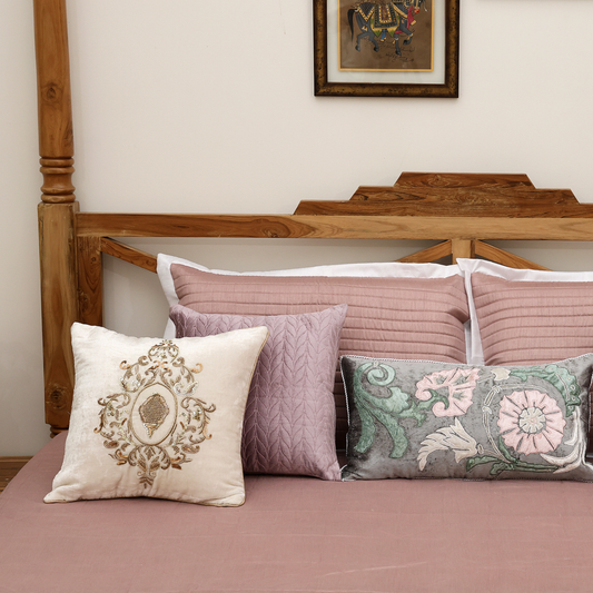 Ikkat Heritage Cotton Bedspread Set