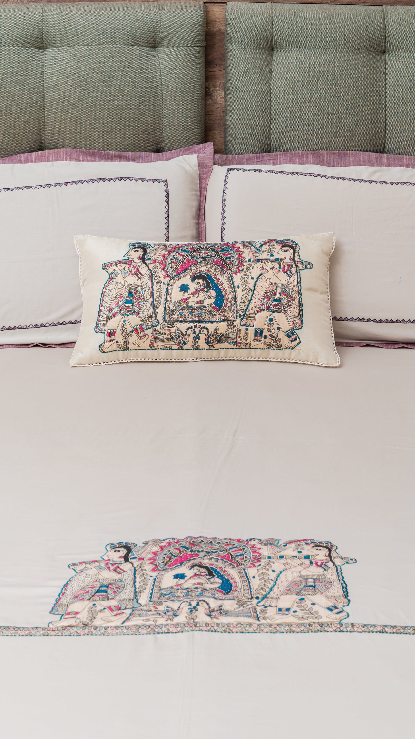 Madhubani Cotton Bedsheet