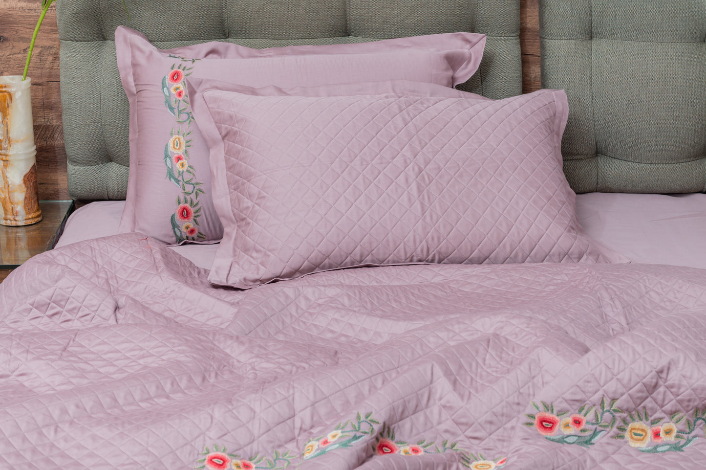 Convent Embroidered Bedsheet