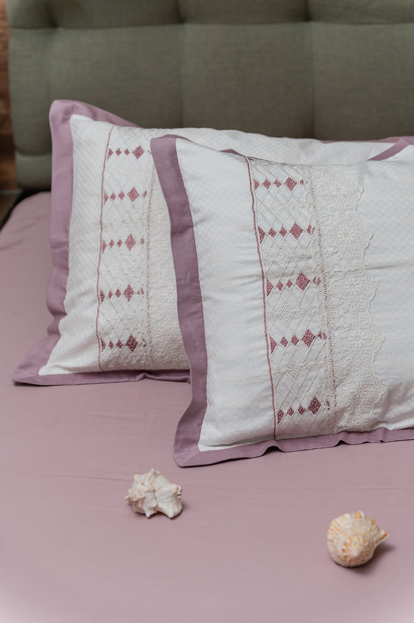 Wine Cotton Bedsheet