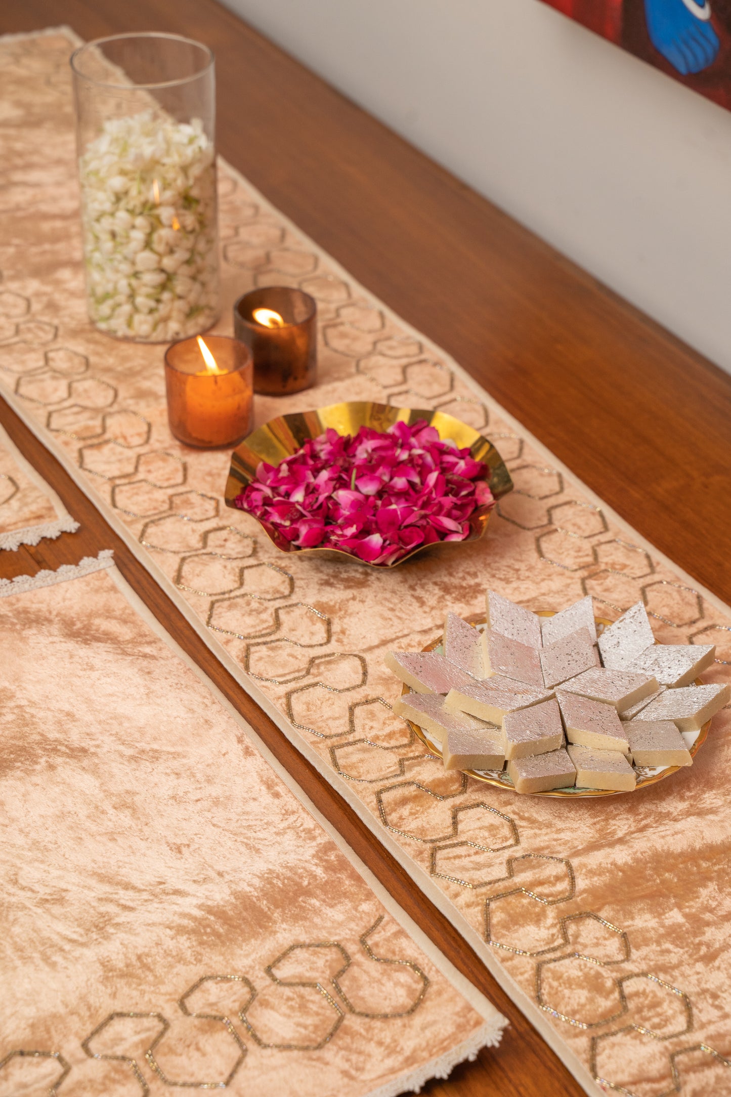 Rose Gold Cut Dana Runner Set