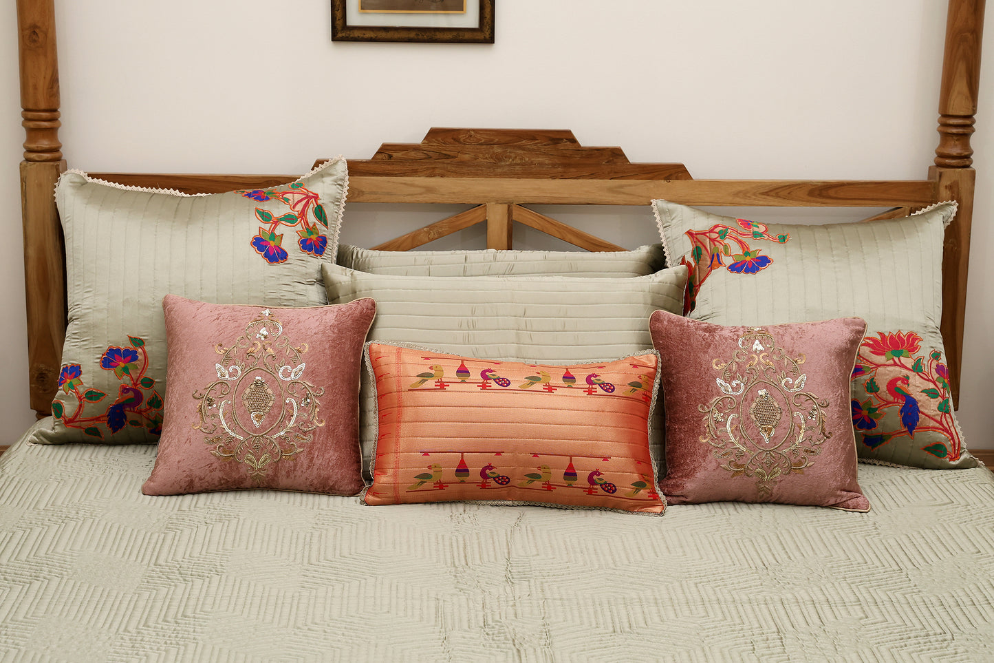 Paithni Silk Bedcover