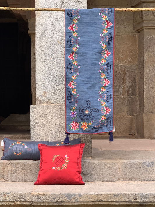 Gulmohar Navy Runner