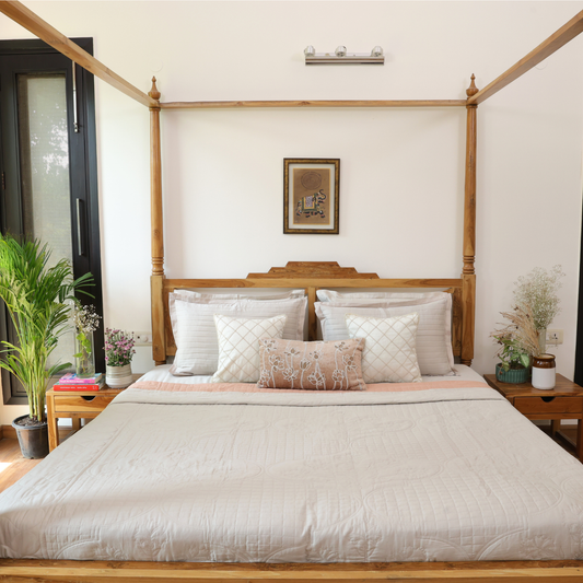 Soft Pearl Cotton Bedspread