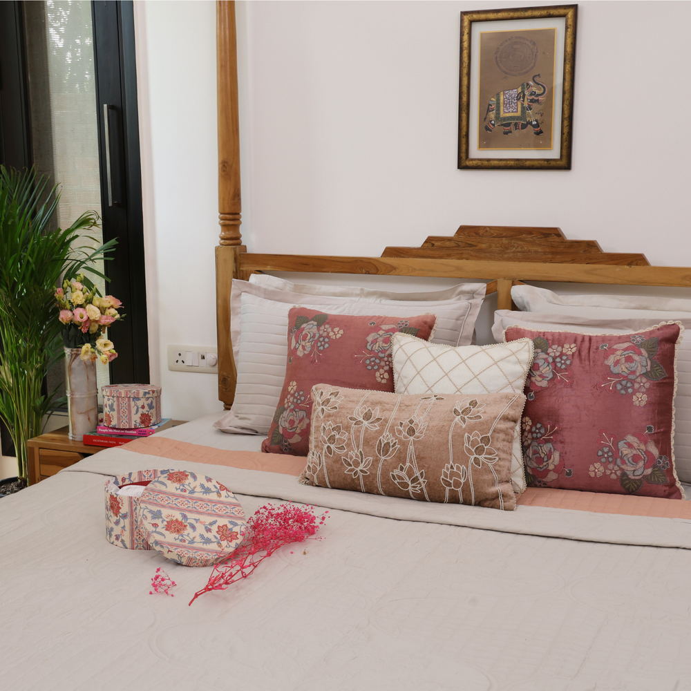 Soft Pearl Cotton Bedspread