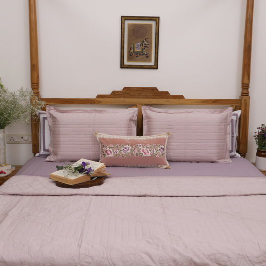 Vintage Rose Cotton Bedspread