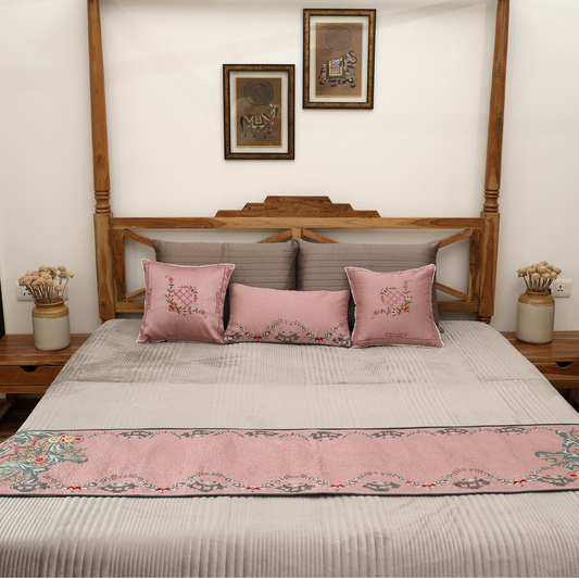 Gulmohar Rose Bedding Set