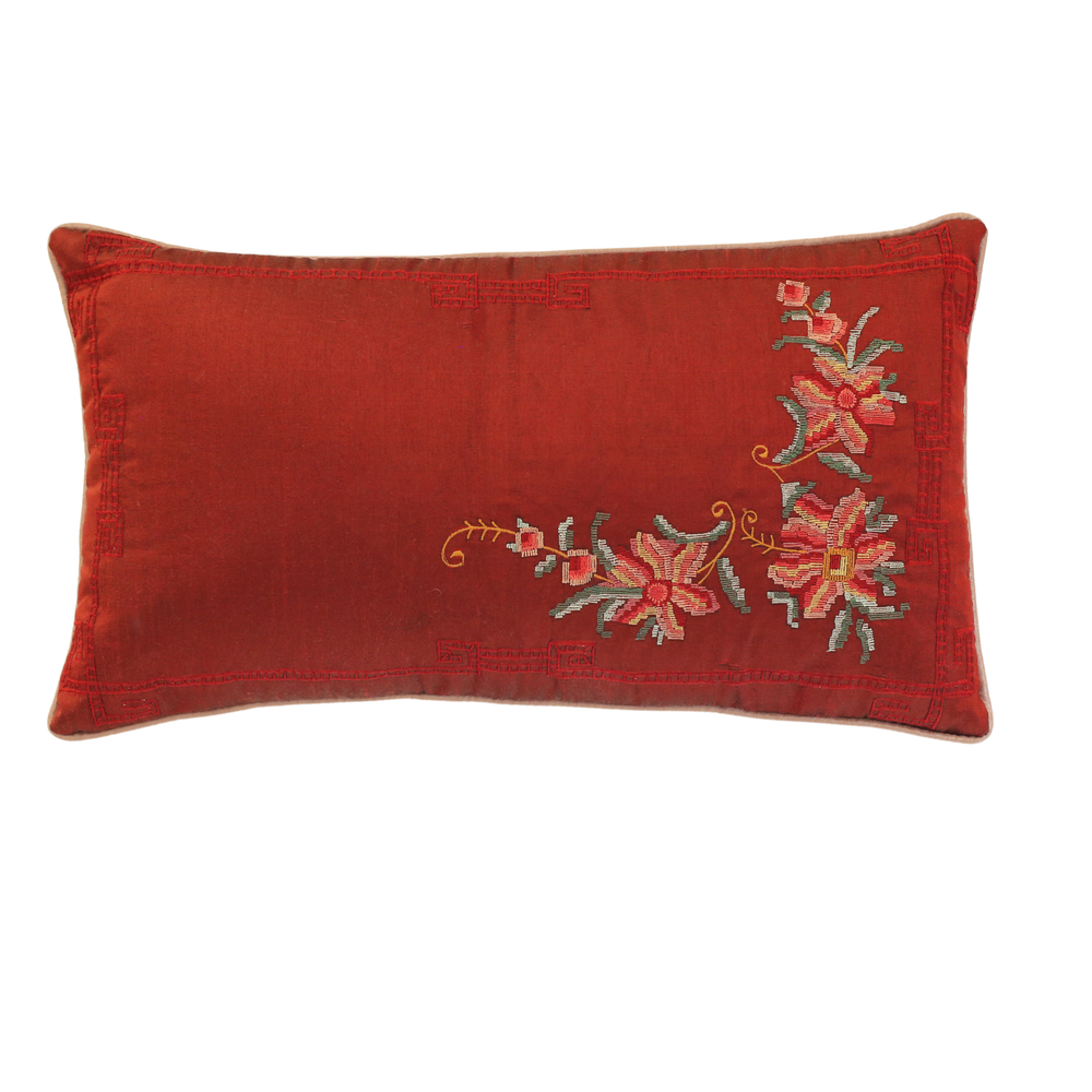 Gulmohar Ruby Cushion