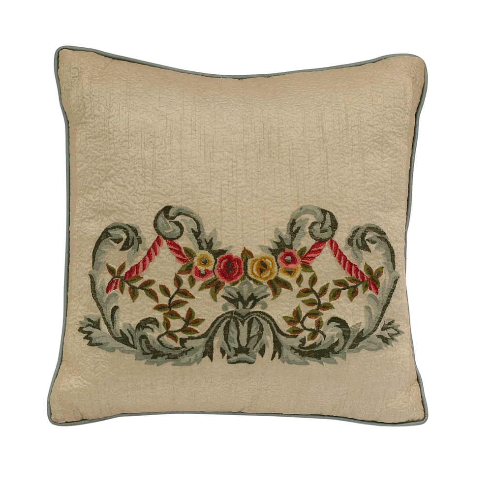 Gulmohar Ivory Cushion