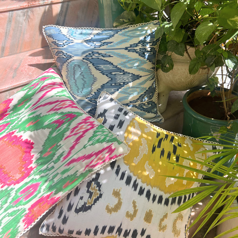 Ikkat Pop Cushions