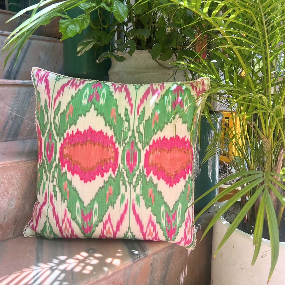 Ikkat Pop Cushions