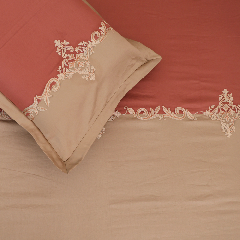 Aari Duo Embroidery Bedsheet