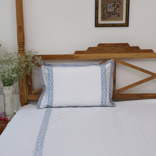Aari Edge Embroidery Bedsheet