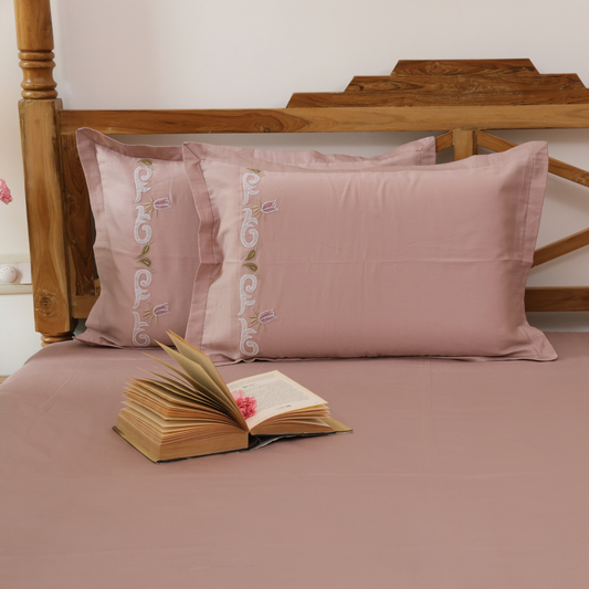 Bloom Season Embroidery Bedsheet