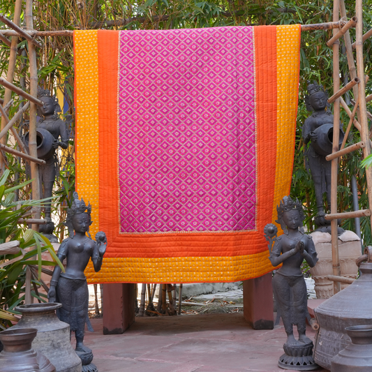 Brocade Antislip Aasan (Rani)