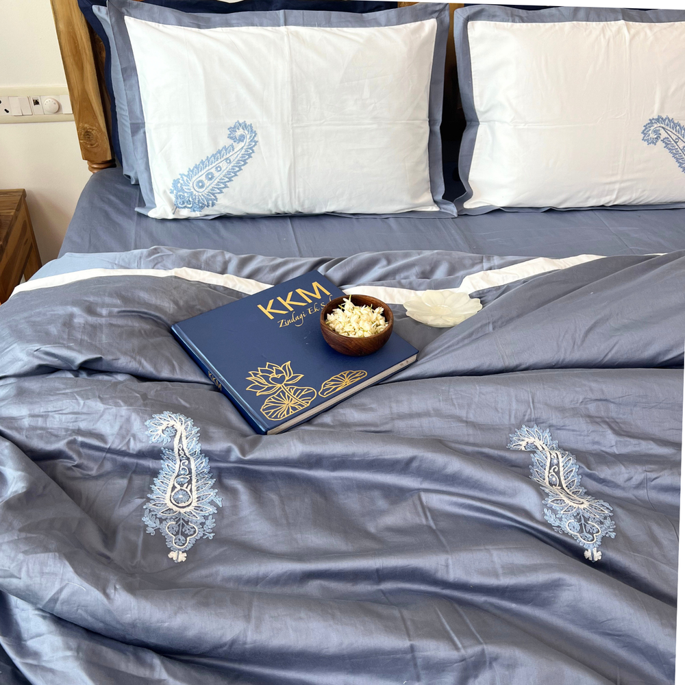 Kashmiri Paisley Comforter Set (Light AC)