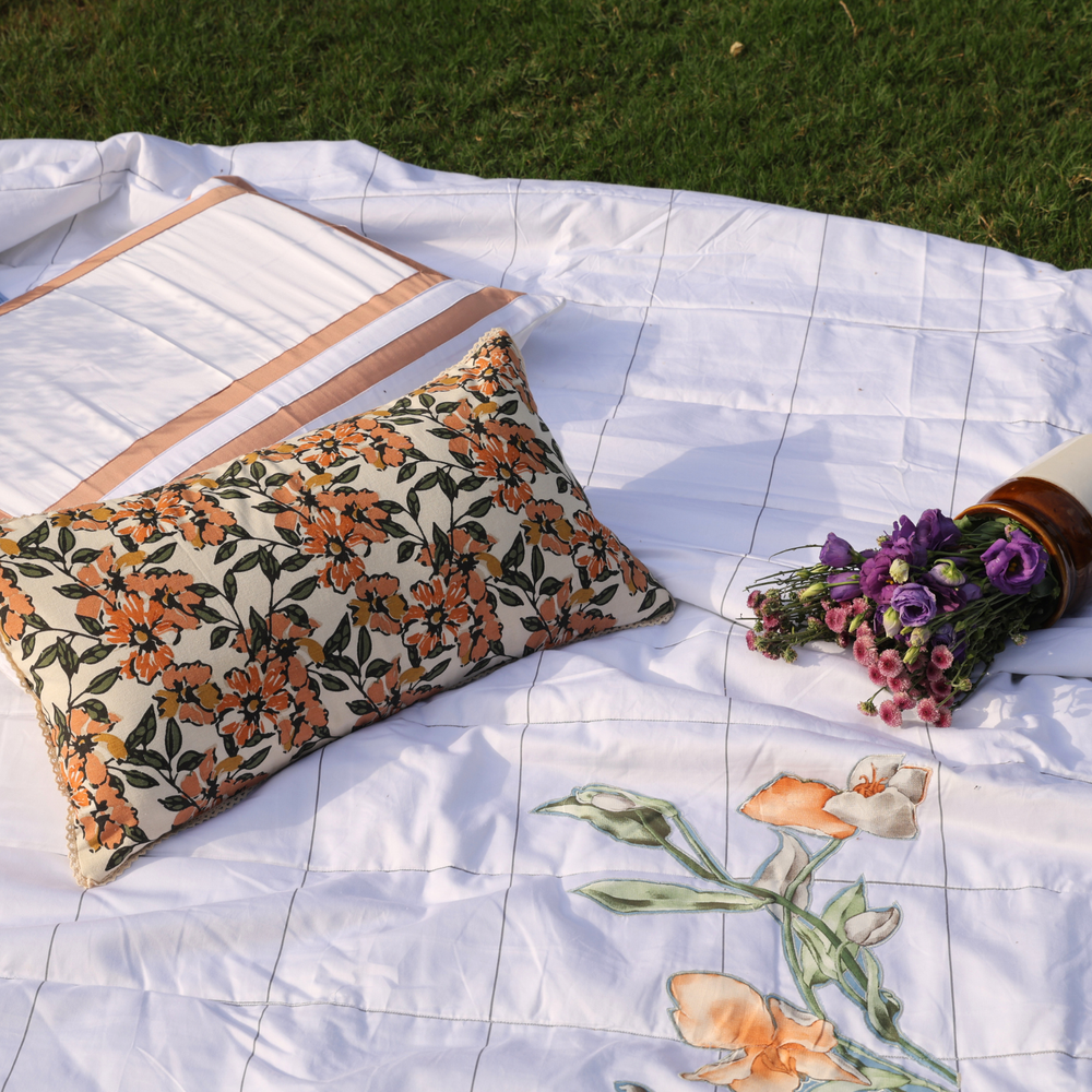 Petal & Plaid Comforter Set (Light AC)
