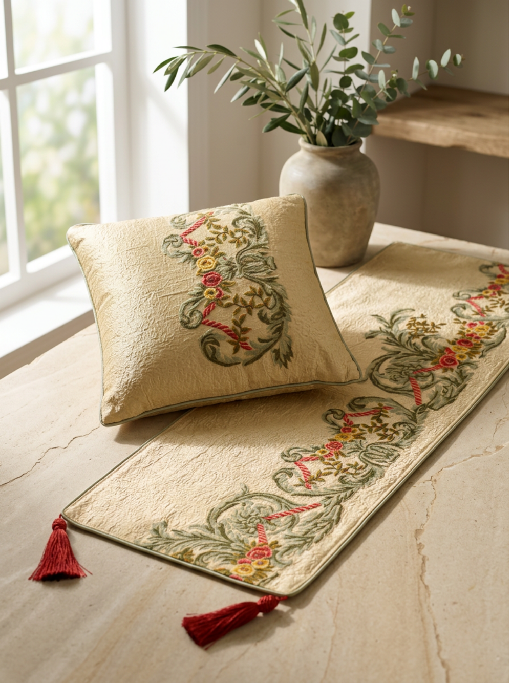 Gulmohar Ivory Runner