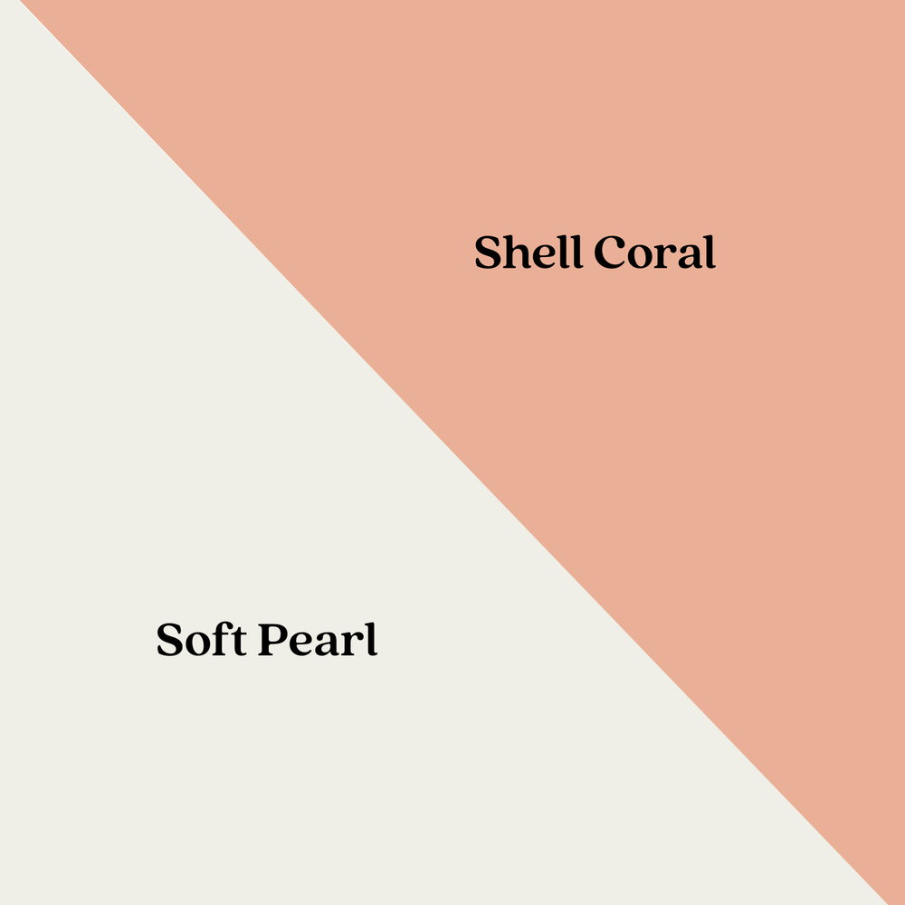 Shell Coral - Soft Pearl Cotton Reversible Bedspread