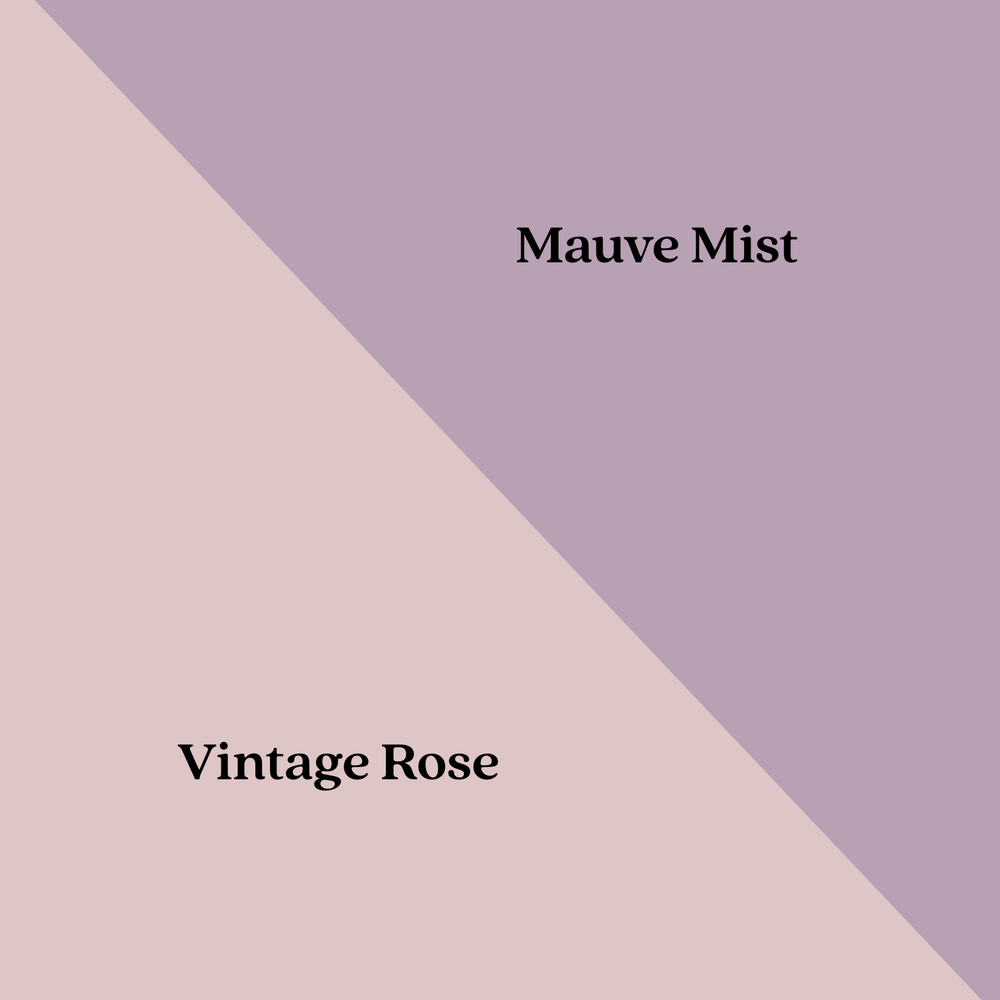 Vintage Rose - Mauve Mist Cotton Reversible Bedspread