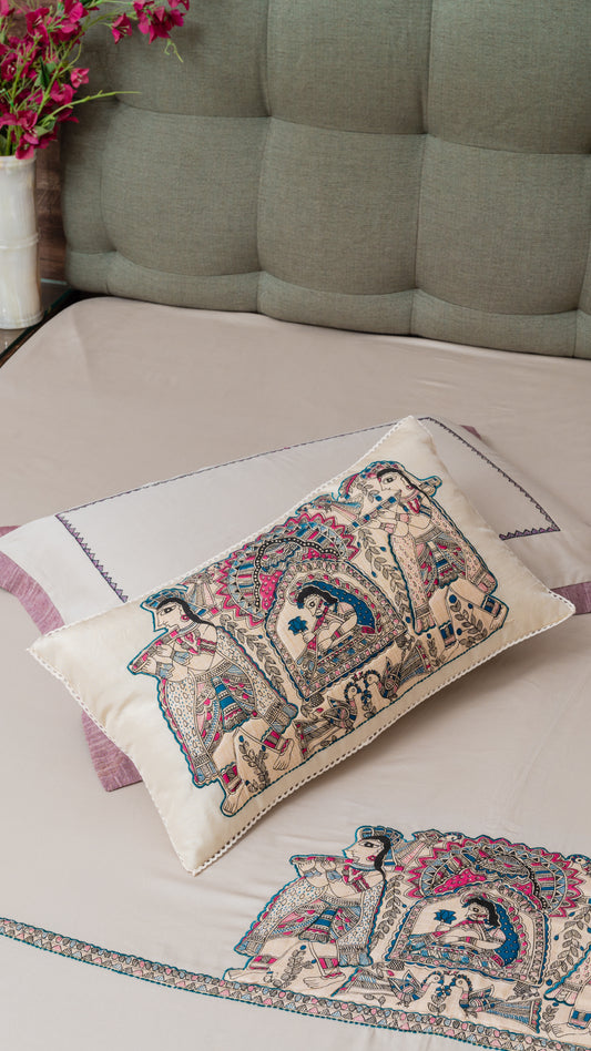 Madhubani Cotton Bedsheet