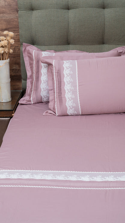 Lace Cotton bedsheet (VHBC - 0046)