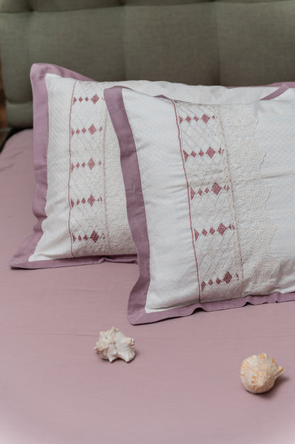 Wine Cotton Bedsheet