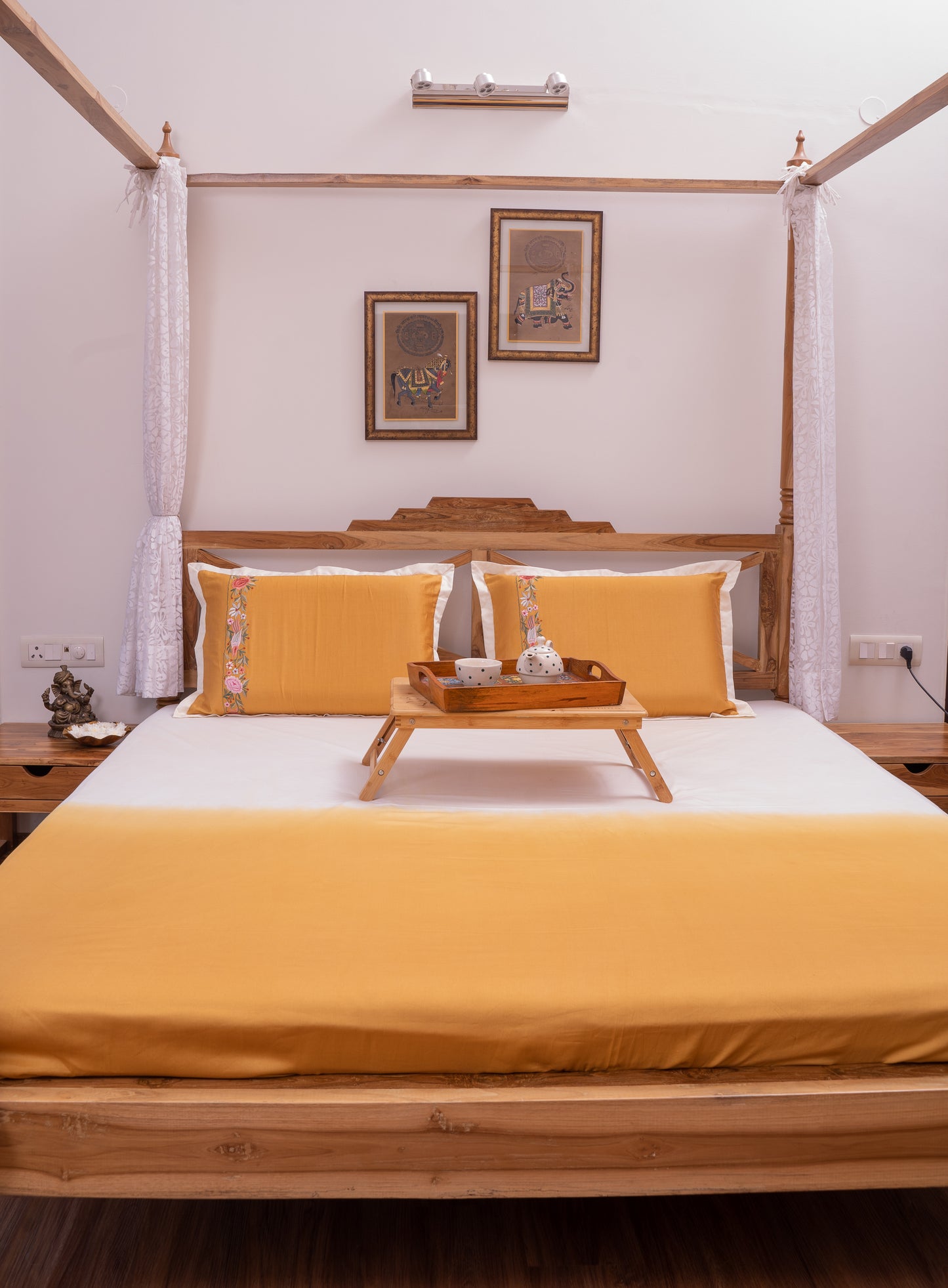 Yellow Ombre Bedsheet