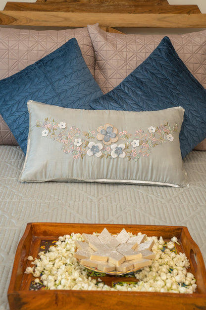 Silver 3D Flower Bed Cover