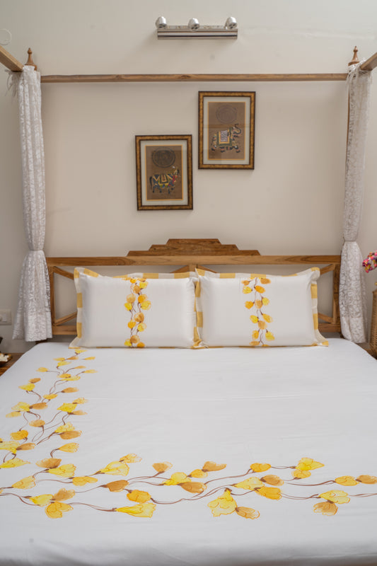 Cotton Hand Paint Bedsheet