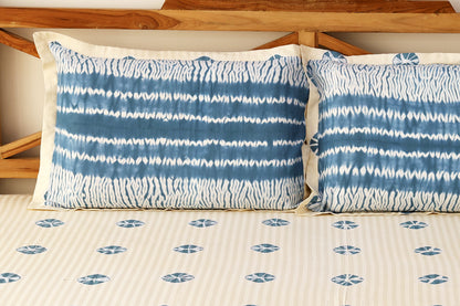 Blue Tie and Dye Duet Set