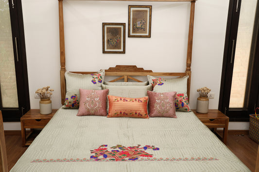 Paithni Silk Bedcover