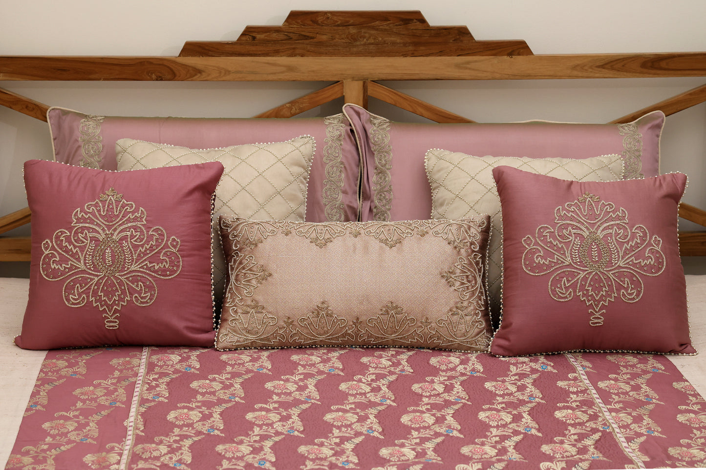 Pure Silk Banarasi Bedcover