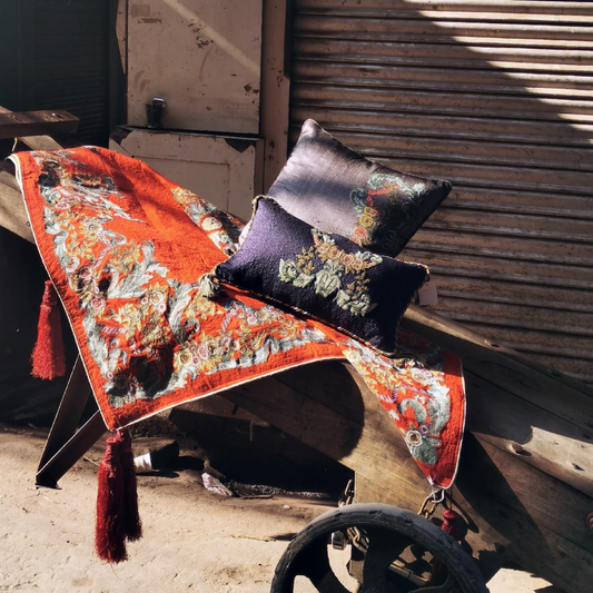 Gulmohar Ruby Throw