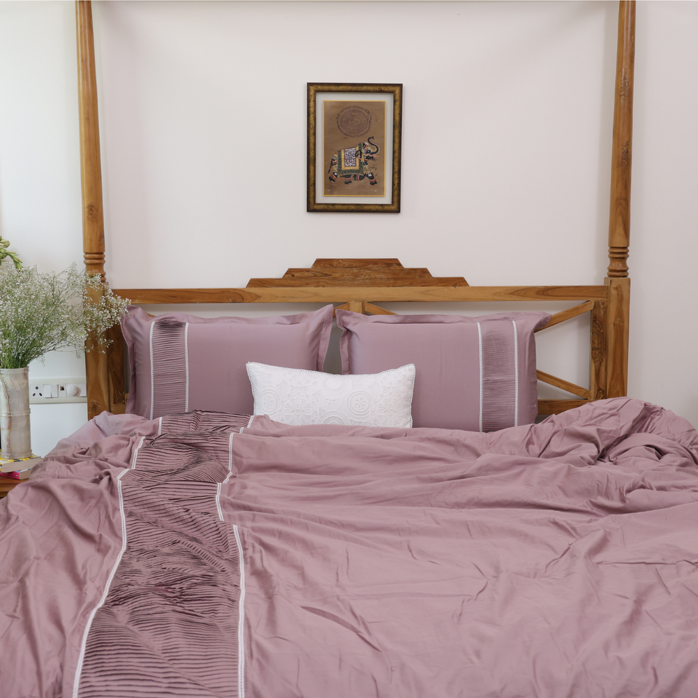 Pintuck Panel Comforter Set (Light AC)
